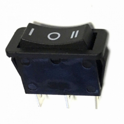 Выключатель одноклавишный 13x29мм, 15А, 3 положения, 250V