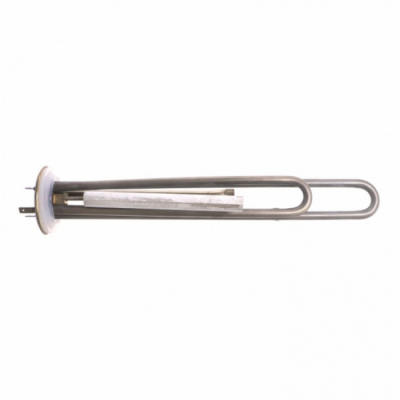 КОМПЛЕКТ: ТЭН RF 2000W(700+1300), TW, нерж, D64мм, М4, клеммы под разъем, L310мм, 220V + анод М4 + прокладка