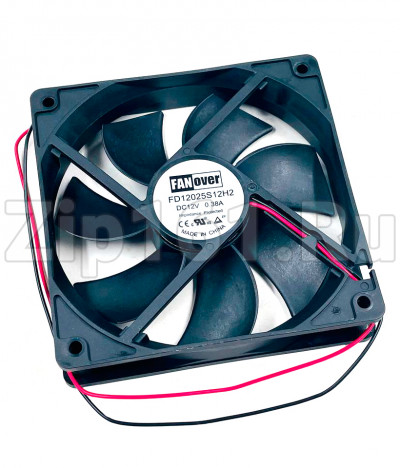 Вентилятор 120x120x25мм 12В 0,38A FD12025S12H2 DC (скольжения) FANOVER
