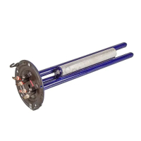 Фланец впускного бака с сухими тэнами 2x750W и анодом 65154253 для водонагревателя Ariston