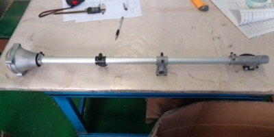 Верхняя штанга в сборе с колоколом и муфтой